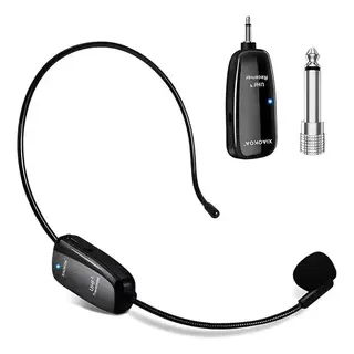 Microfone sem fio headset conferencia professor show wireles — foto do produto