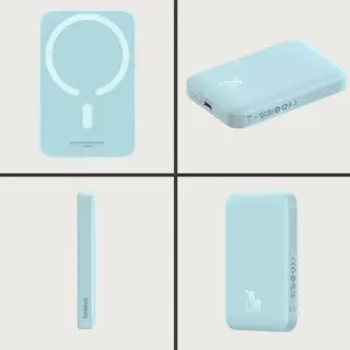 Power bank MagSafe turbo 20W 6.000mAh - azul - Baseus — foto do produto