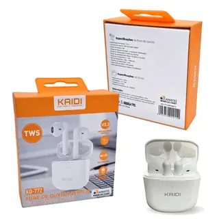 Fone de ouvido Bluetooth 5.3 TWS - KAIDI - KD-772 — foto do produto