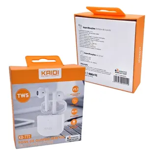 Fone de ouvido Bluetooth 5.3 TWS - KAIDI - KD-772 — foto do produto