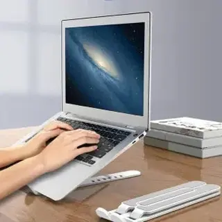 Suporte para notebook e tablet dobrável P1 portátil - Exbom - 3245 — foto do produto