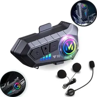 Fone para capacete moto Bluetooth 5.3 sem fio com microfone MCSB Y10 — foto do produto