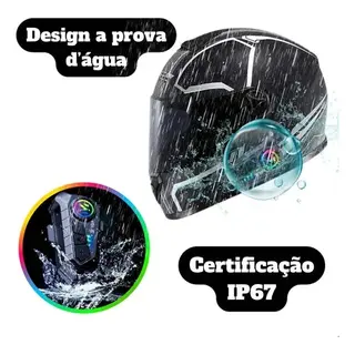 Fone para capacete moto Bluetooth 5.3 sem fio com microfone MCSB Y10 — foto do produto