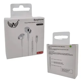 Fone de ouvido Lightning com microfone - Altomex - AL-7A — foto do produto