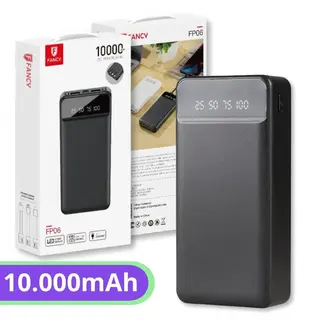 Carregador portátil powerbank 10000mAh 2A - Fancy - FP06 — foto do produto