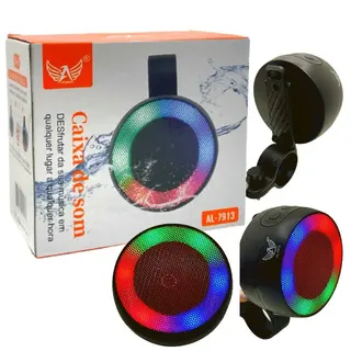 Caixa de som Bluetooth 3W com suporte para bicicleta - AL-7913 — foto do produto