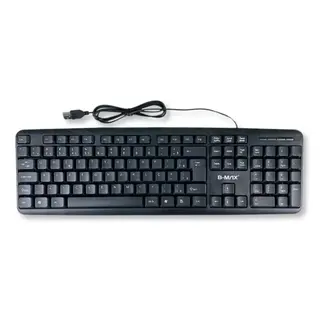 Teclado USB 2.0 ABNT2 com fio B-Max- BM-T02 — foto do produto