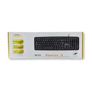 Teclado USB 2.0 ABNT2 com fio B-Max- BM-T02 — foto do produto
