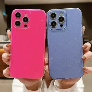 Capinha TPU silicone glítter — foto do produto