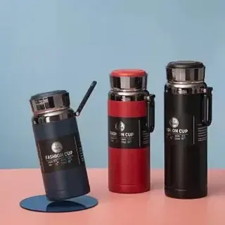 Garrafa térmica inox metal kettle com termômetro digital GDR-0064 — foto do produto