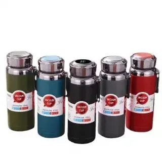 Garrafa térmica inox metal kettle com termômetro digital GDR-0064 — foto do produto