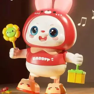 Brinquedo infantil dançante com luzes colorido Lenogue — foto do produto
