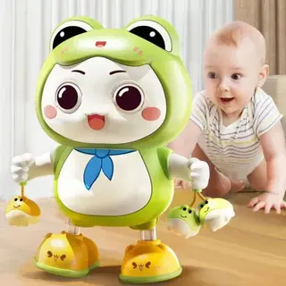 Brinquedo infantil dançante com luzes colorido Lenogue — foto do produto