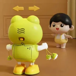 Brinquedo infantil dançante com luzes colorido Lenogue — foto do produto