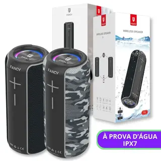 Caixa de som Bluetooth Fancy F1 à prova d'água IPX7