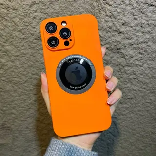Case compatível com iPhone com destaque da maçã — foto do produto