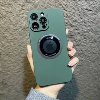 Case compatível com iPhone com destaque da maçã — foto do produto