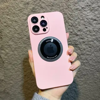 Case compatível com iPhone com destaque da maçã — foto do produto