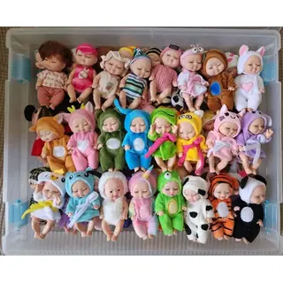 (kit 1) 6 mini reborns bichinhos — foto do produto