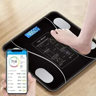 Balança digital corporal bioimpedância Bluetooth app