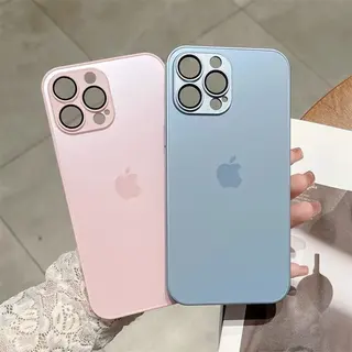 Case compatível com iPhone de vidro temperado fosco - vitra pro