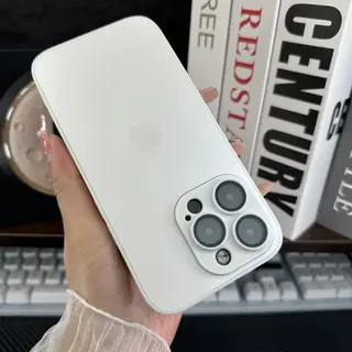 Case compatível com iPhone de vidro temperado fosco - vitra pro — foto do produto