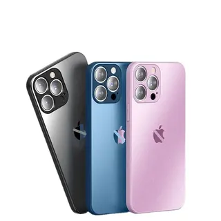 Case compatível com iPhone de vidro temperado fosco - vitra pro — foto do produto