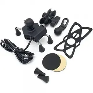 Suporte de celular garra para moto com USB - Altomex - C-020 — foto do produto