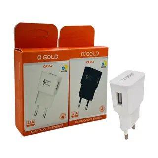 Kit 10 fontes / carregador USB 5V / 3.1A - a'Gold - CA10-2 — foto do produto