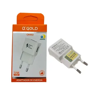 Kit 10 fontes / carregador USB 5V / 3.1A - a'Gold - CA10-2 — foto do produto