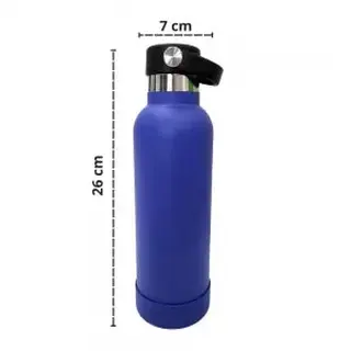 Garrafa térmica inox fosca 500ml - GDR-1049 — foto do produto