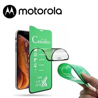 Película flexível nano ceramica 9D - compatível com Motorola