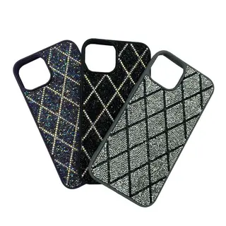 Capinha para iPhone com pedras brilhantes em strass - cores sortidas — foto do produto