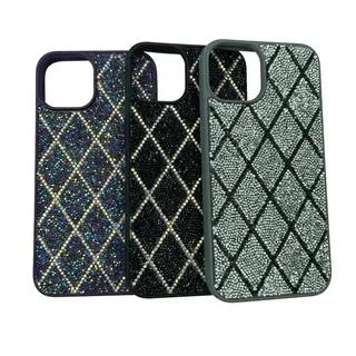Capinha para iPhone com pedras brilhantes em strass - cores sortidas — foto do produto