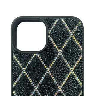 Capinha para iPhone com pedras brilhantes em strass - cores sortidas — foto do produto