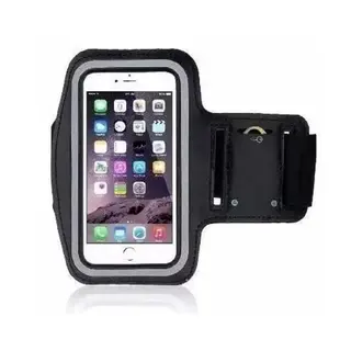Kit corrida - fone neckband Bluetooth + pochete + braçadeira — foto do produto