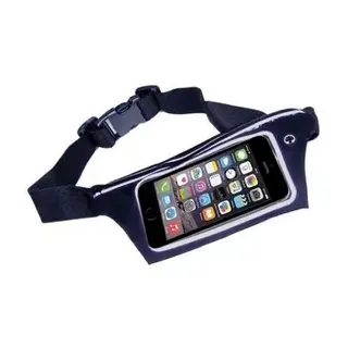 Kit corrida - fone neckband Bluetooth + pochete + braçadeira — foto do produto