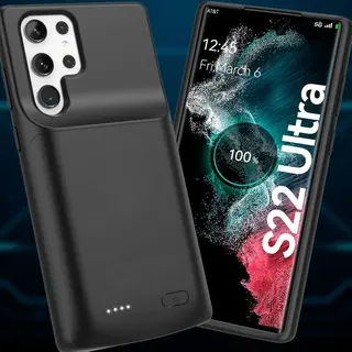 Capa carregadora compatível com Samsung - power bank — foto do produto