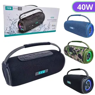 Caixa de som Bluetooth 40W à prova d'água IPX6 - FAM-A042