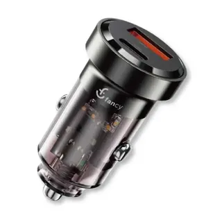 Carregador veicular turbo 36W USB + USB-c suprema - Fancy - CC-K06 — foto do produto