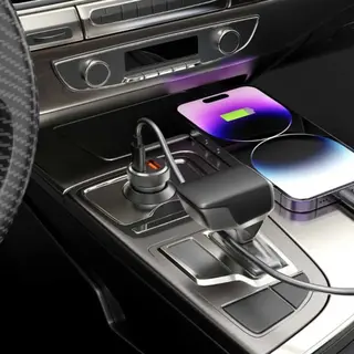 Carregador veicular turbo 36W USB + USB-c suprema - Fancy - CC-K06 — foto do produto