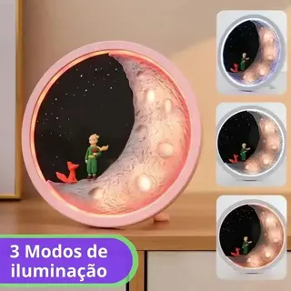 Caixa de som com luminária pequeno príncipe - Altomex - AL-8229 — foto do produto