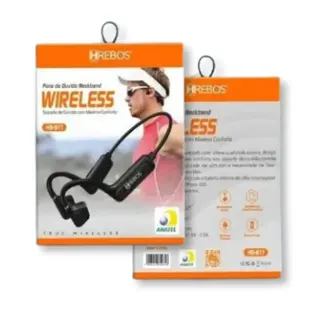 Fone neckband sport Bluetooth condução óssea - Hrebos - HS-611 — foto do produto
