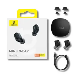 Fone Bluetooth bowie true wireless earphones - cluster Baseus WM01 — foto do produto
