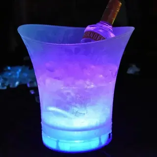 Balde de bebidas com caixa de som Bluetooth LED RGB Altomex AL-8707 — foto do produto