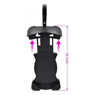 Suporte de celular para moto com carregador e proteção Tomate MT-251 — foto do produto