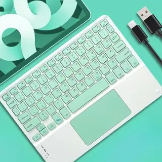 Teclado sem fio Bluetooth com touchpad — foto do produto