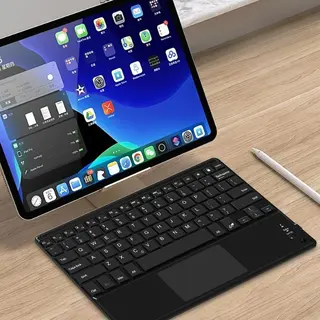 Teclado sem fio Bluetooth com touchpad — foto do produto