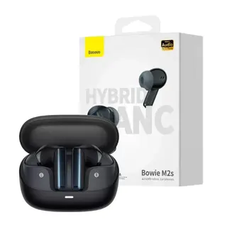 Fone Bluetooth com cancelamento de ruído bowie M2S - preto - Baseus — foto do produto
