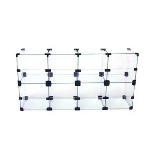 Baleiro de vidro 80l x 40A x 20p cm — foto do produto